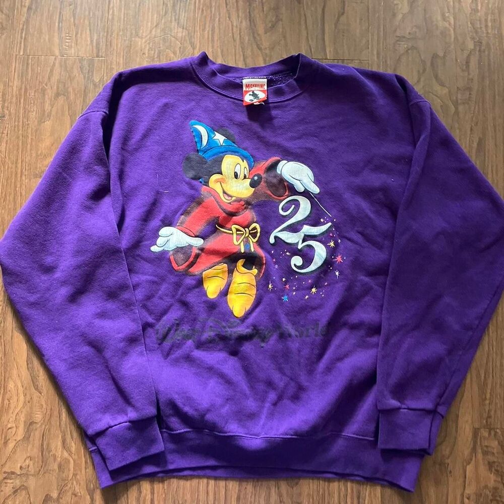 Disney Men's Purple Sweatshirt